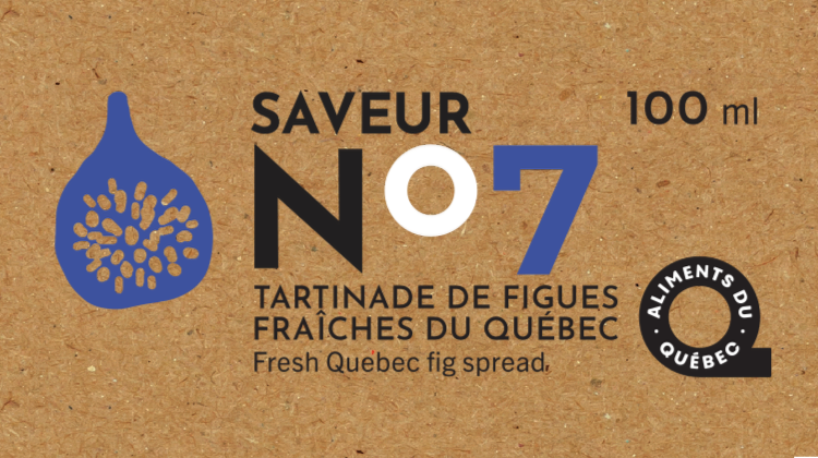 Étiquette - Fresh Quebec fig spread